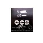 Χαρτάκια OCB Μαύρο Premier King Size - Κουτί 50 τεμαχίων