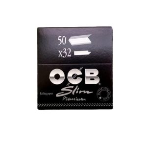 Χαρτάκια OCB Μαύρο Premier King Size - Κουτί 50 τεμαχίων