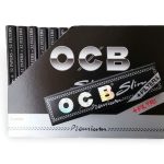 Χαρτάκια OCB Μαύρο Premier Slim &Tips – Κουτί 32 τμχ