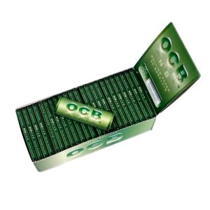 Χαρτάκια OCB Πράσινο - Κουτί 25 τμχ
