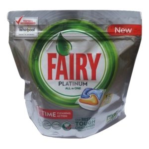 Ταμπλέτες Πλυντηρίου Πιάτων Fairy Platinum Πορτοκάλι 16τμχ