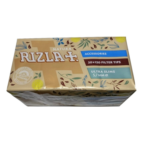 Φιλτράκια Rizla Natura Ultra Slim 5.7mm (120 φίλτρα) - Κουτί 20τμχ
